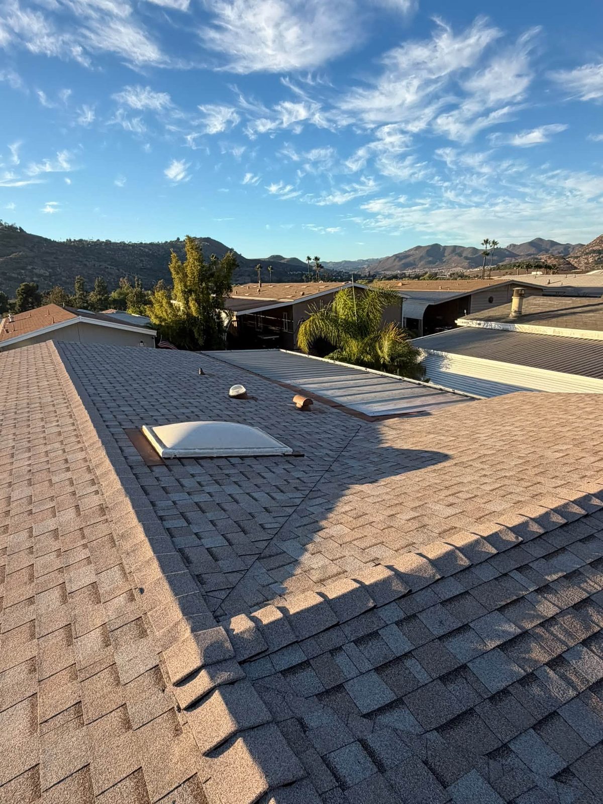 A finished roof by Landeros Roofing